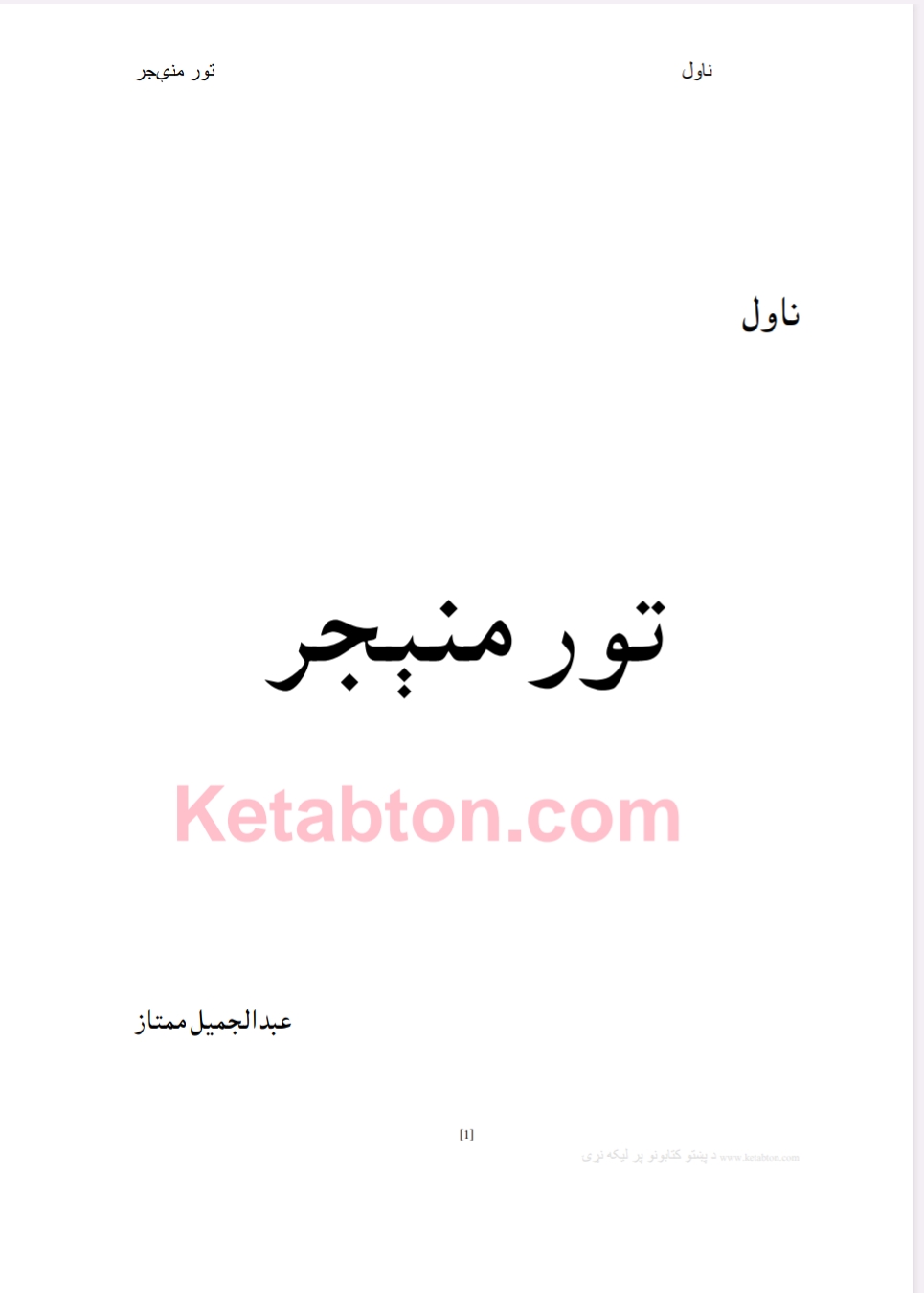 تور منېجر ناول