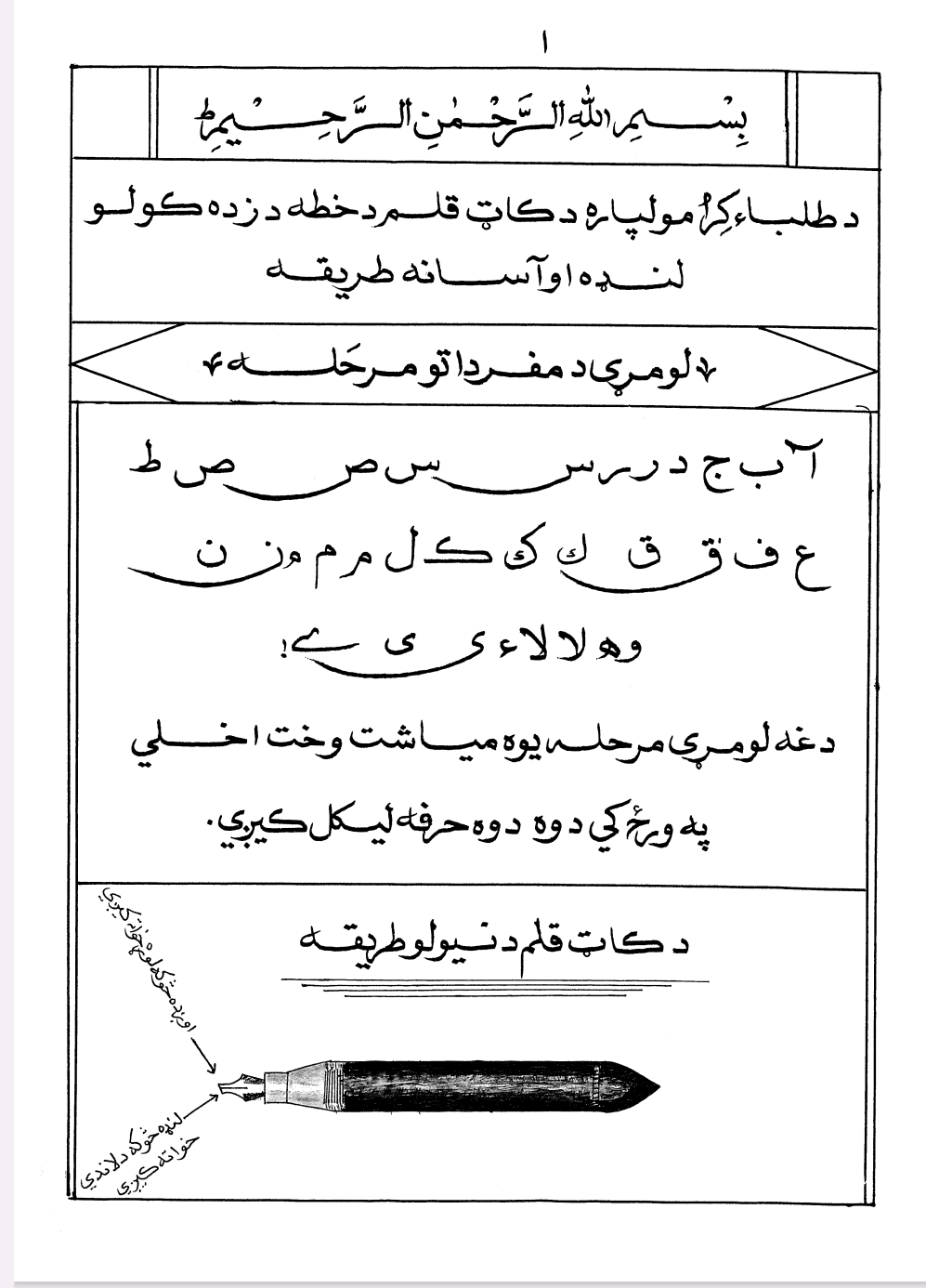 د خطاطۍ رساله