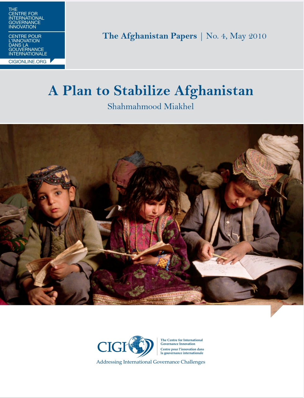 A plan to stabilize Afghanistan