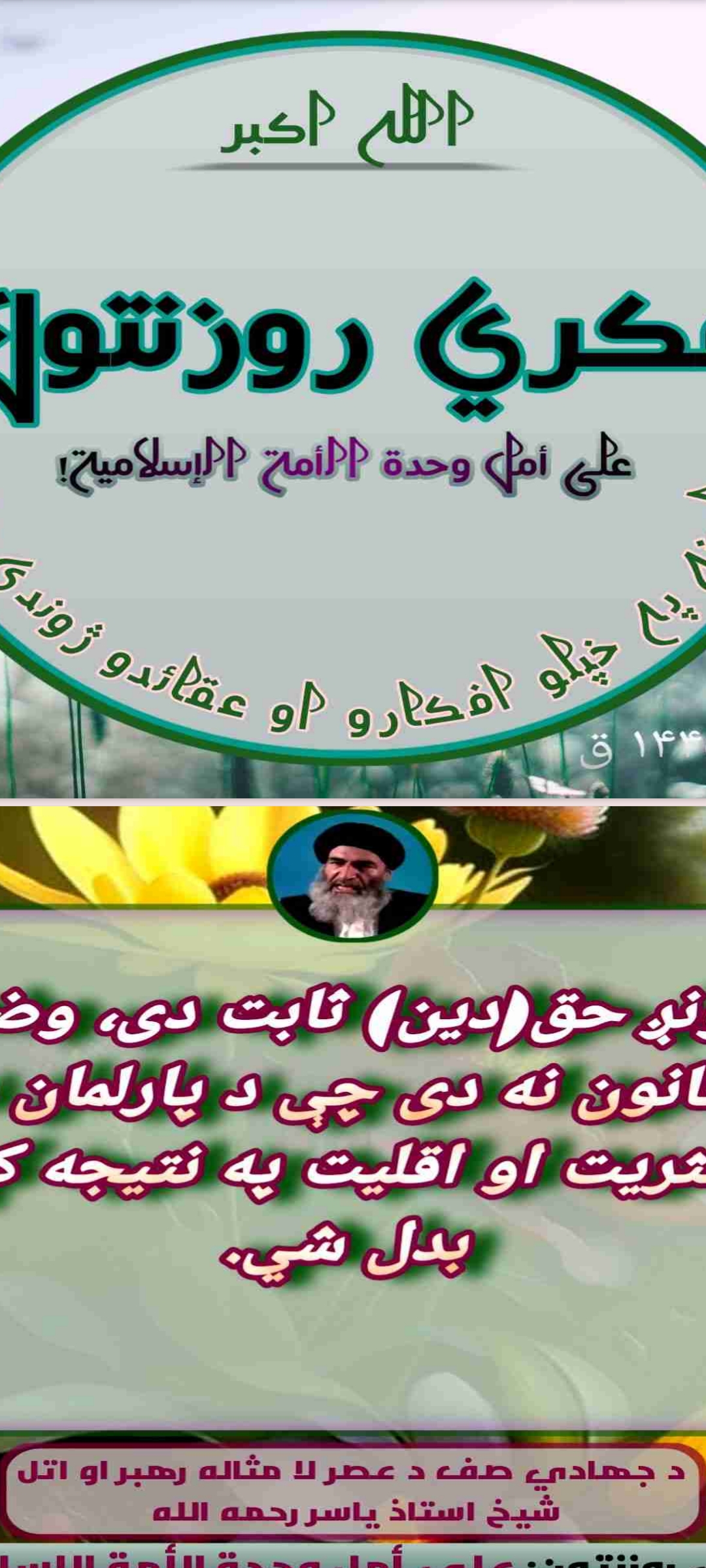 د استاد یاسر رحمه الله ویناوي