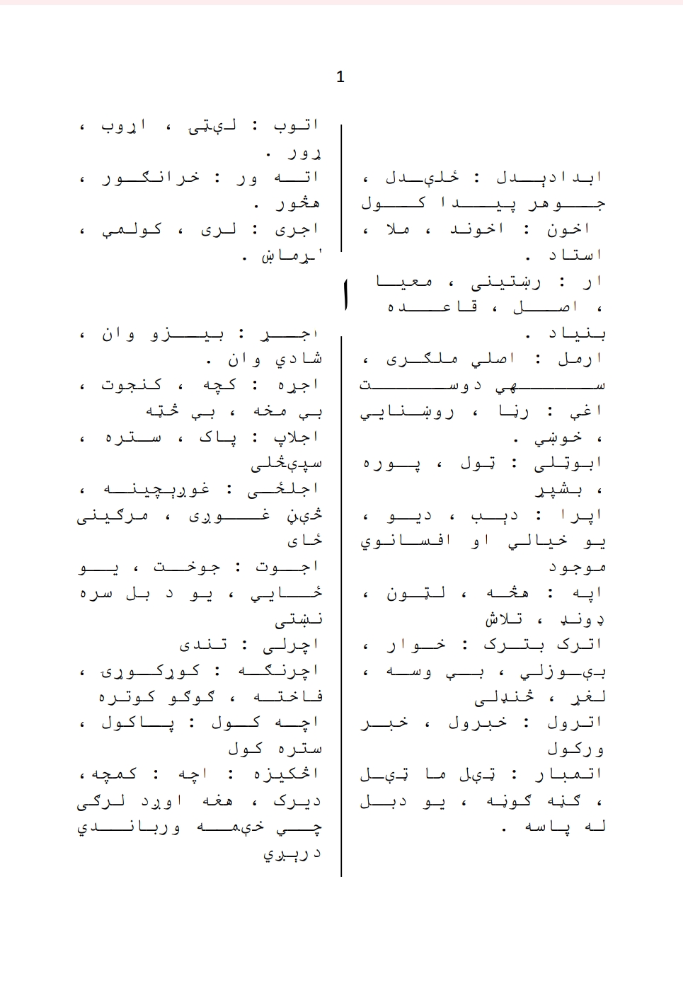 پښتو هممانيزونه
