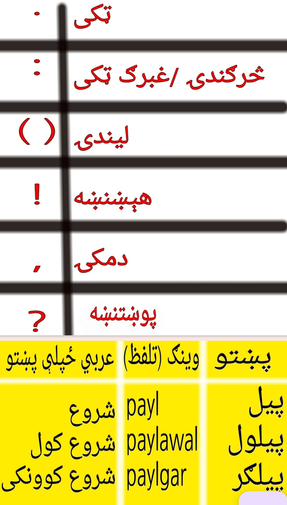 پښتو ټکی