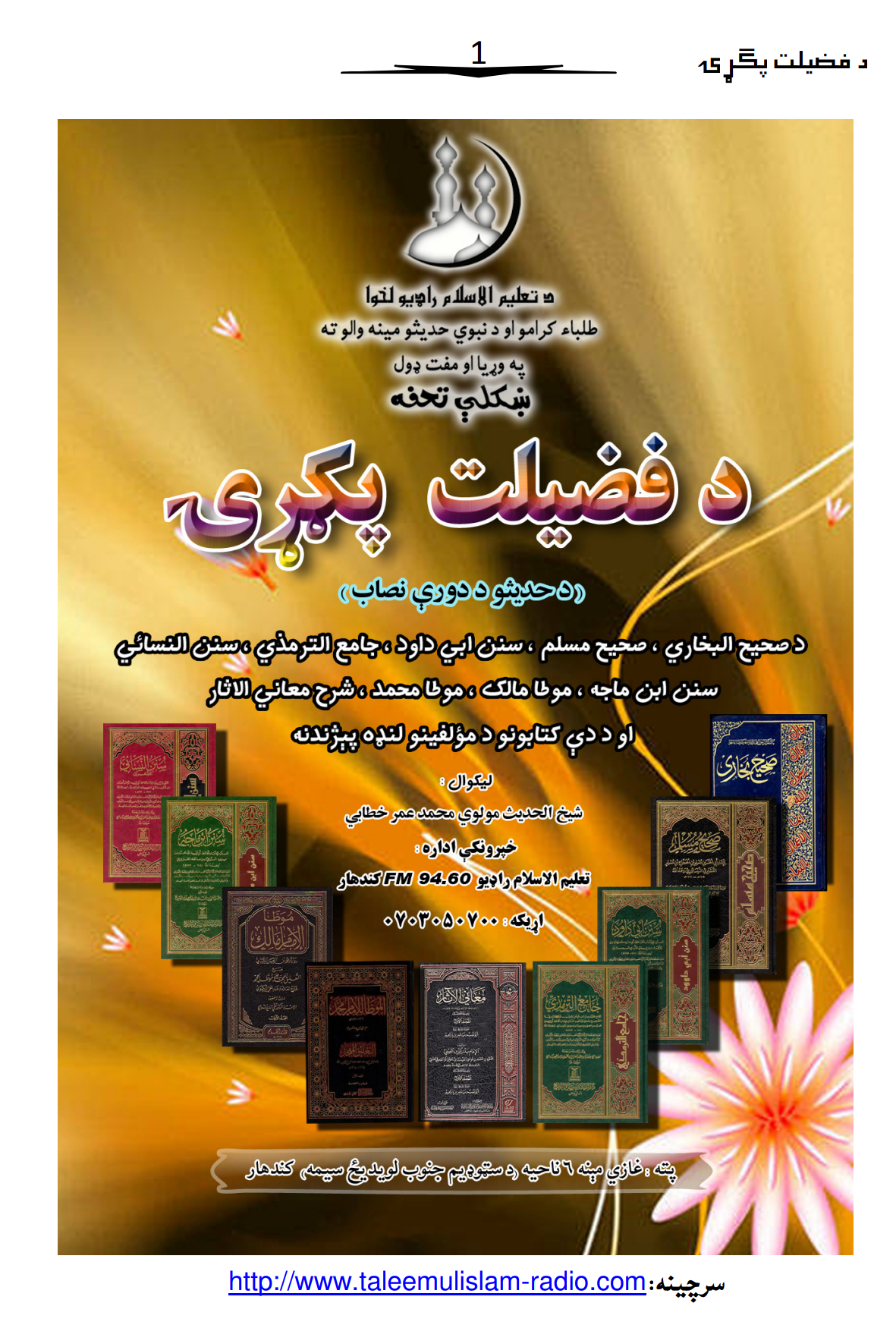 د فضیلت بګړی