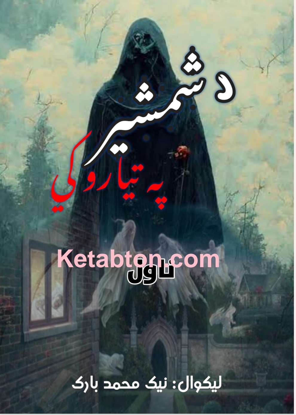 د شمشیر په تیارو کې ناول
