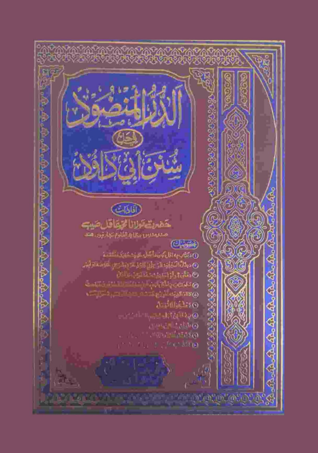 الدرالمنضودپښتوشرح ابوداؤد ۸